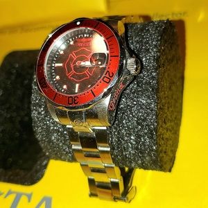 Invicta 47mm Grand Diver Black Carbon Red Dial